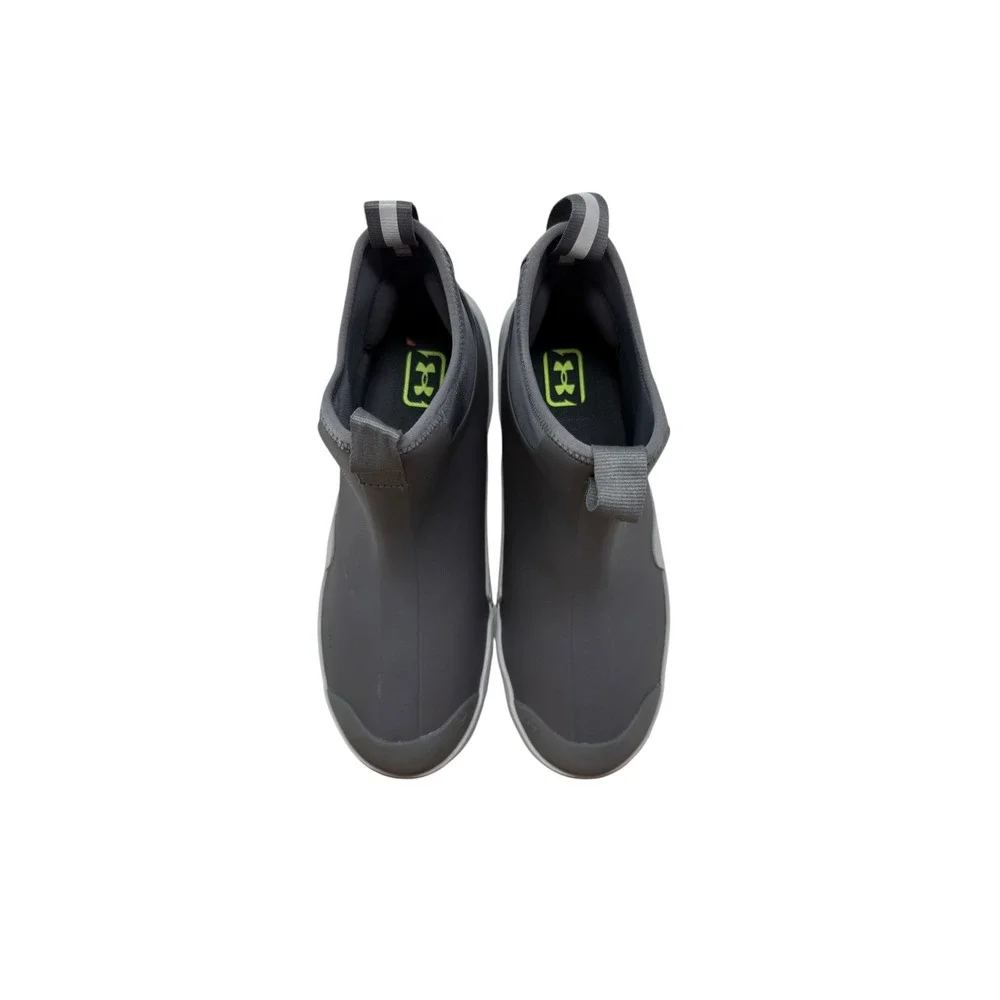 Under Armour Storm Proof deck Boots Mens 11 Grey Neon Waterproof 3026906-101